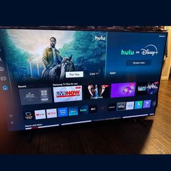65 inch Samsung 4k Smart like new still low hrs used in spare bedroom comes with feet original remote asking 325