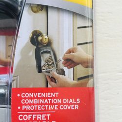 New Master Lock Portable Lock Box Safe Holds 5 Keys Worth $80