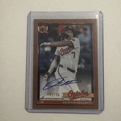 Jackson Holiday Auto Numbered /50