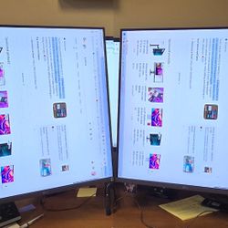 (2) 28” LG DualUp Monitors (28MQ780)