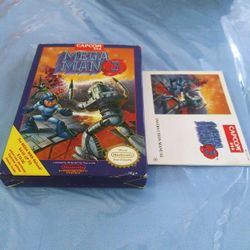Mega Man 3 N.E.S. Box And Manual