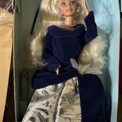 Winter Velvet Barbie Doll