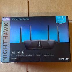 Netgear Nighthawk 6 Stream AX5400 WiFi 6 Router 