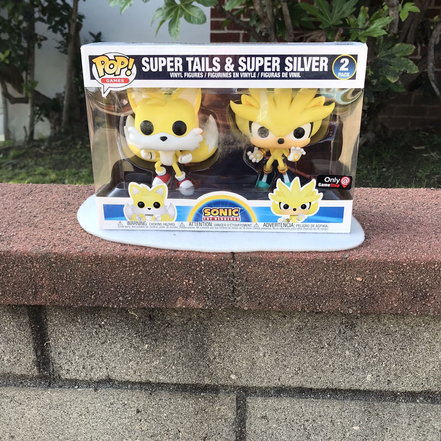 Pop Funko Super Tails & Super Silver 2 Pack Sonic The Hedgenog