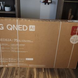 NEW & SEALED: LG 75" QNED82 Series Smart TV – 4K AI Cinema