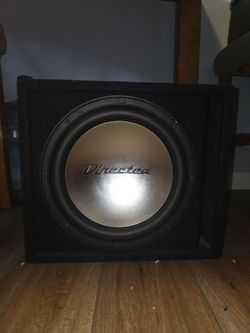 Directed audio subwoofer in ported box