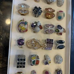 High Quality Swarovski Crystal Rings 