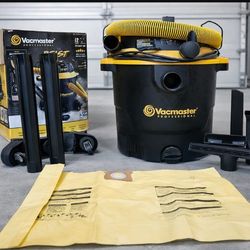 Vacmaster Professional Beast Series 12-Gallon 5.5 HP Wet/Dry Vac – Like New