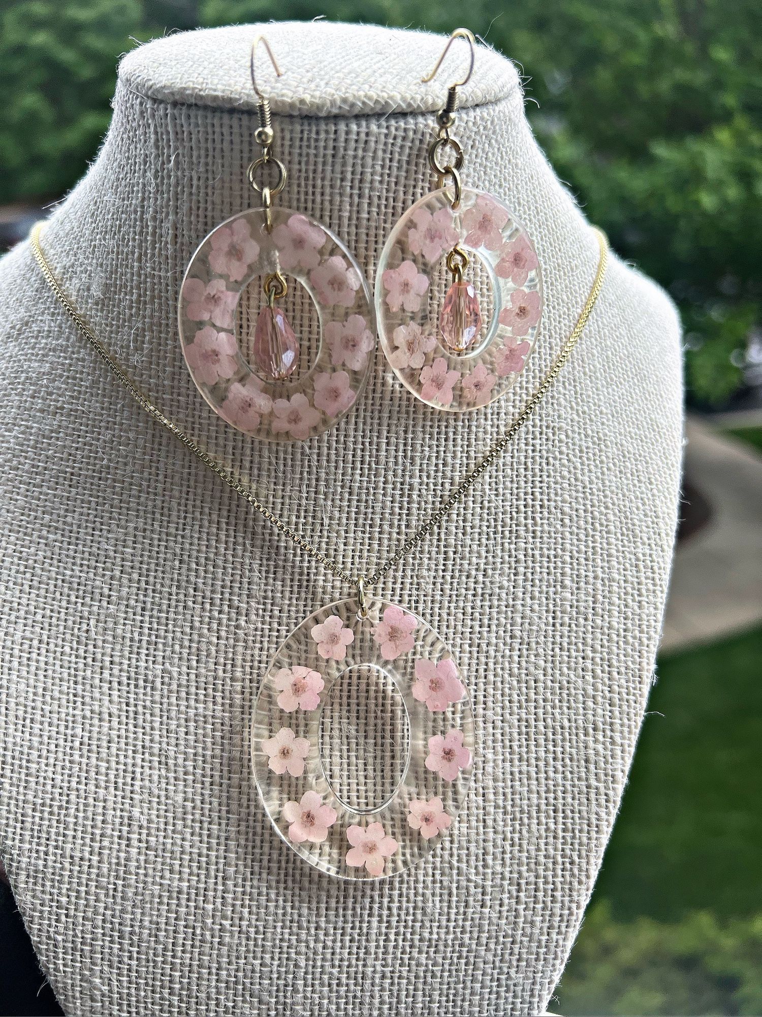 Floral Earrings Set