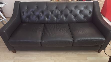 Leather sofa