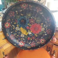 Large Hand Painted Tray 