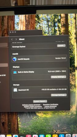 MacBook Air 15 inch