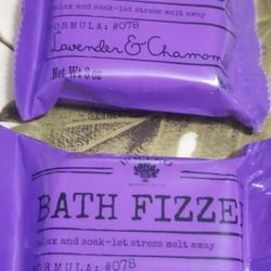 Lavender & Chamomile Bath Fizzers