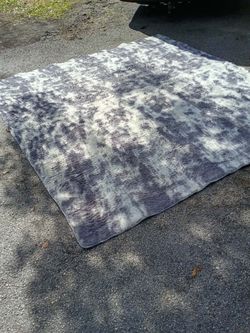 8'x10' Grey Fur Area Rug