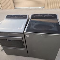 Washer and dryer set