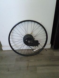 Front tire electric bike convert kit