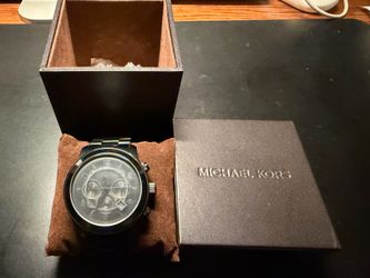 Michael Kors Runway MK-8157 Men's Black Watch