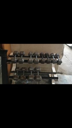 Dumbbell Sets & Rack $375 for ALL!!