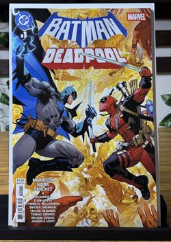 BATMAN DEADPOOL #1 COVER A NM 2025 DC MARVEL CROSSOVER