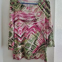 Colorful Blouse Size Medium 8