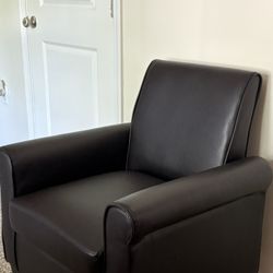 2 Brown Accent Chairs