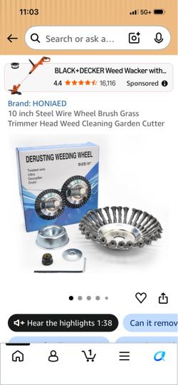 10” Steel Wire Wheel