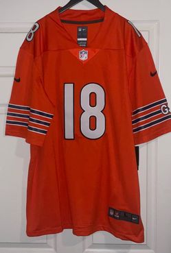 Caleb Williams #18 Chicago Bears 2026-27 Color Rush Jersey Orange Vapor Stitched Adult men’s Large New with tags
