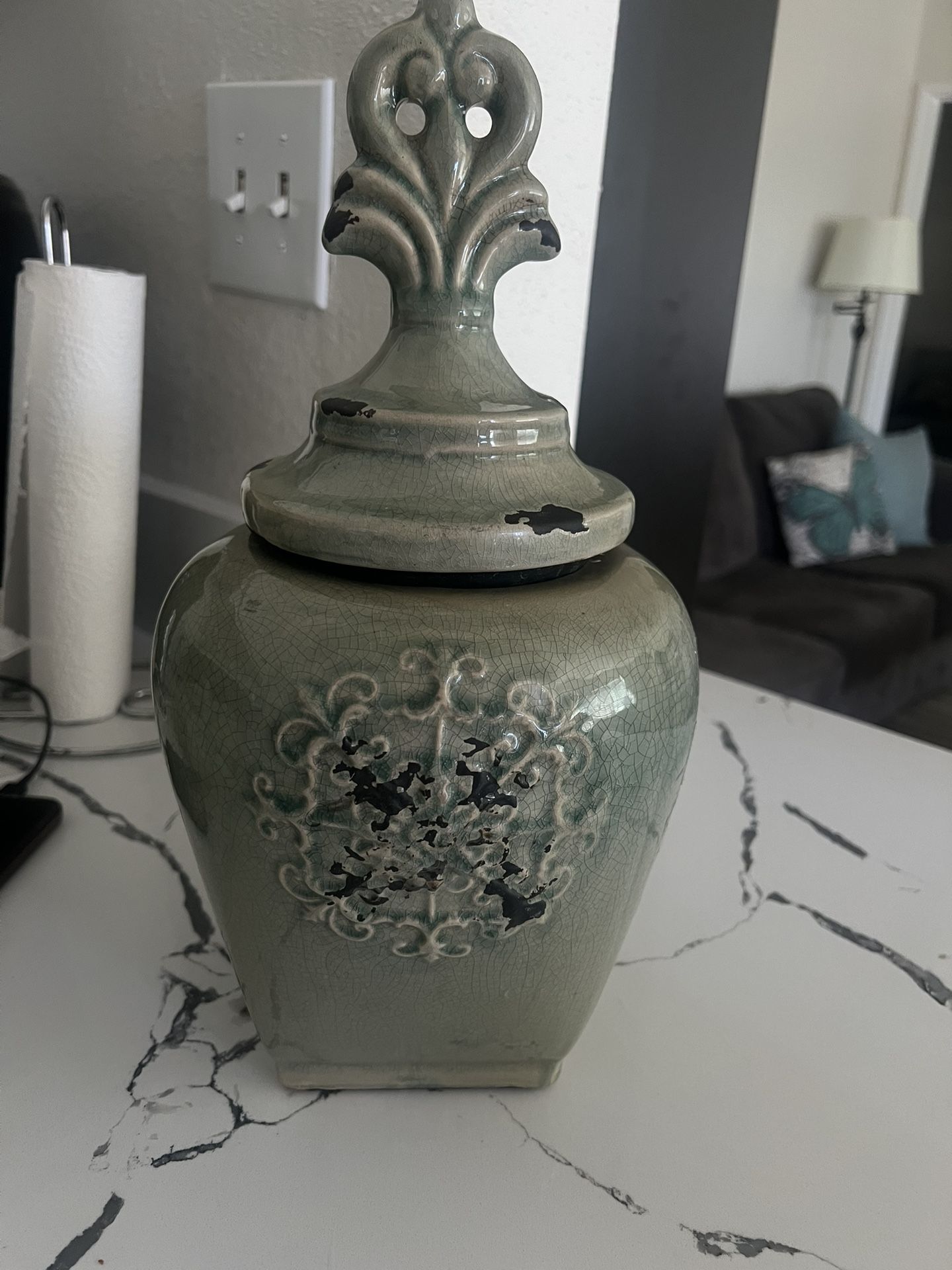 Large Korean Celadon Vase