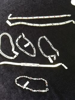 Pulseras d plata 925 diferente presio en pesando d 20