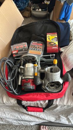 Craftsman Professional Router with 9 bits