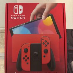 Nintendo Switch OLED Mario Red