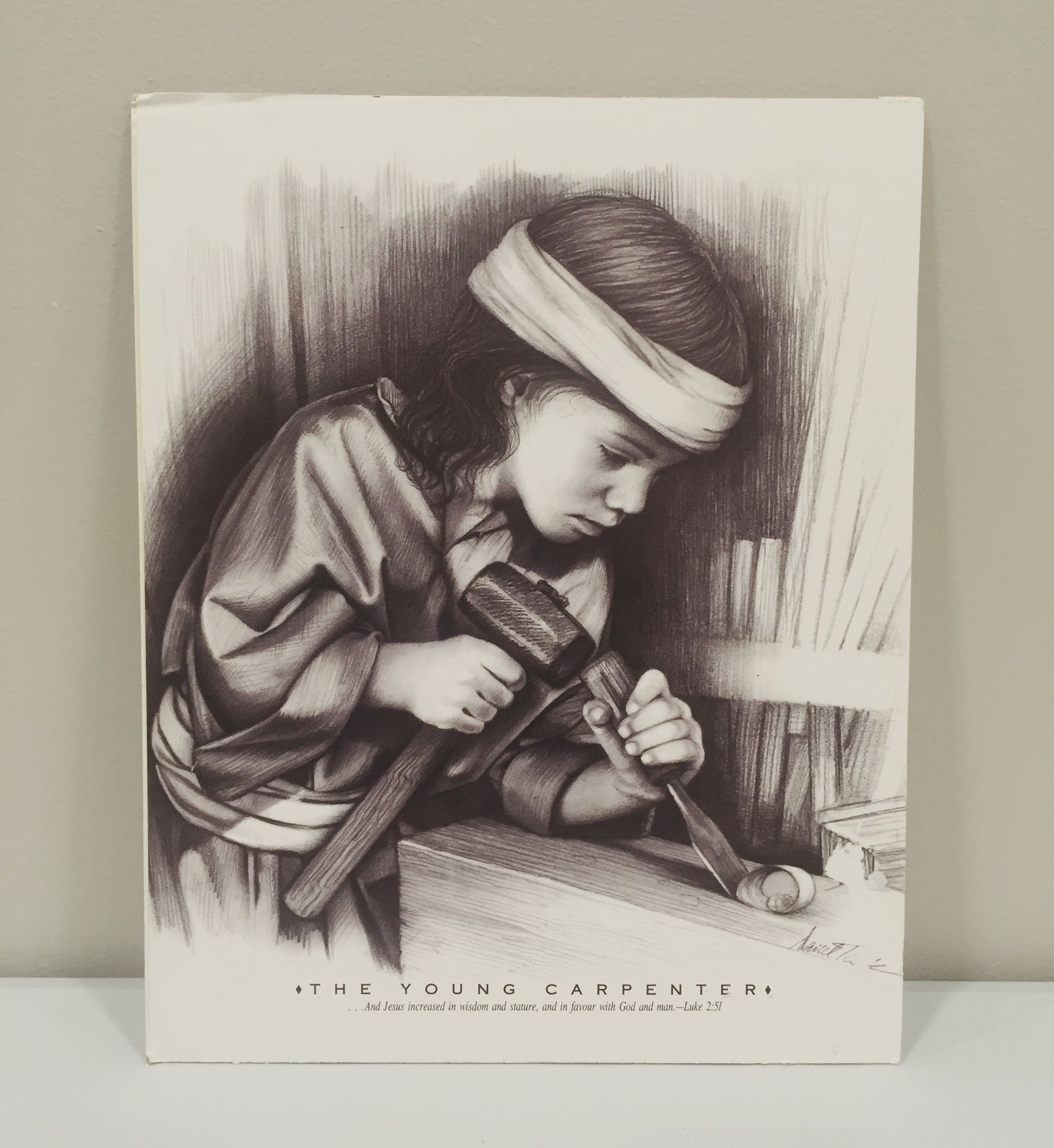 “The Young Carpenter” Print