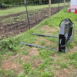 NEW 60" Hydraulic Side Shift Pallet Forks For Skid Steer Or Tractor 