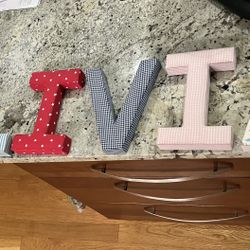 Wall Letter Sign OLIVIA