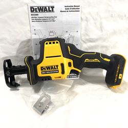 Brand new DeWalt atomic model 20 V brushless, compact reciprocating saw. Retails $199.
