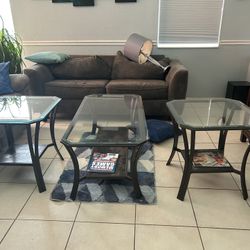 Coffee Table And End Tables 