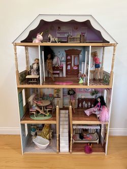 KidKraft Charlotte Classic Wooden Dollhouse