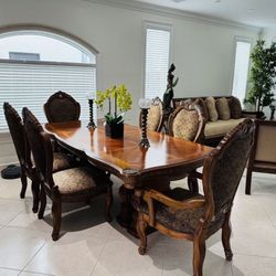 Michael Amini Cortina Dining Set