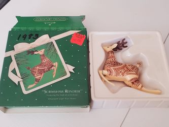 Lot of Eight Vintage Hallmark Collectible Christmas Ornaments