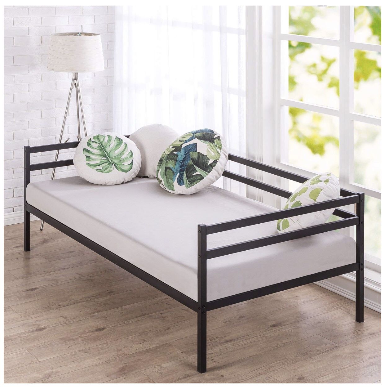Twin size metal bed frame