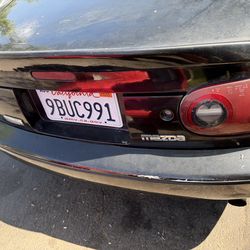 1989 through 1998 NA Mazda Miata mx-5 rear finish panel black