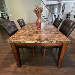 Dining Table And Four Chairs 