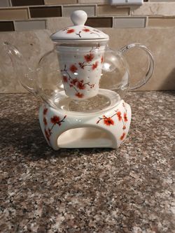 Tea bloom tea set
