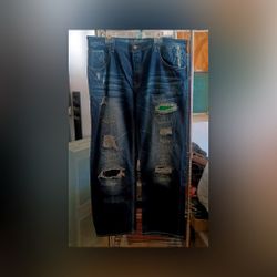 Men's Parish Cargo Patch Jeans (Size 44)