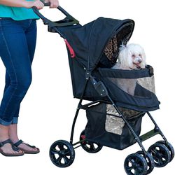 Pet Gear No-Zip Happy Trails Lite Pet Stroller For Cats/Dogs