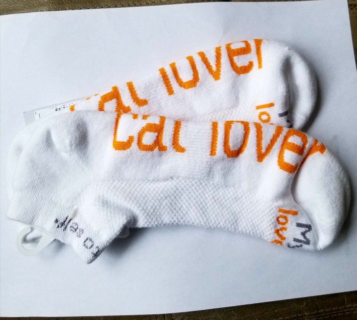 Notes To Self "My Cat Loves Me" Low Cut Socks 