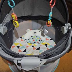  1- Infant Pack And Play Packnplay 1- Infant bassinet 1- Baby bouncer- light, 1- Infant to toddler Chair  $225 OBO  
