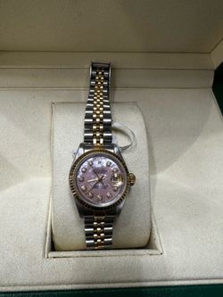 Rolex Lady Datejust Pink MOP Diamond Dial