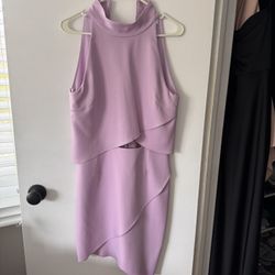 Lavender Halter Dress 