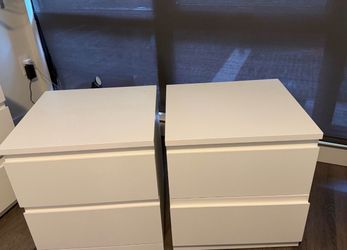 2-drawer chest, white/with 2 drawers